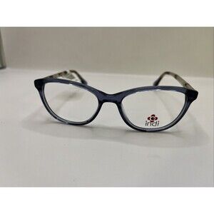 Indi Eyeglasses KG20200 (Blue) Designer Frames Only  Grey 48-16-135